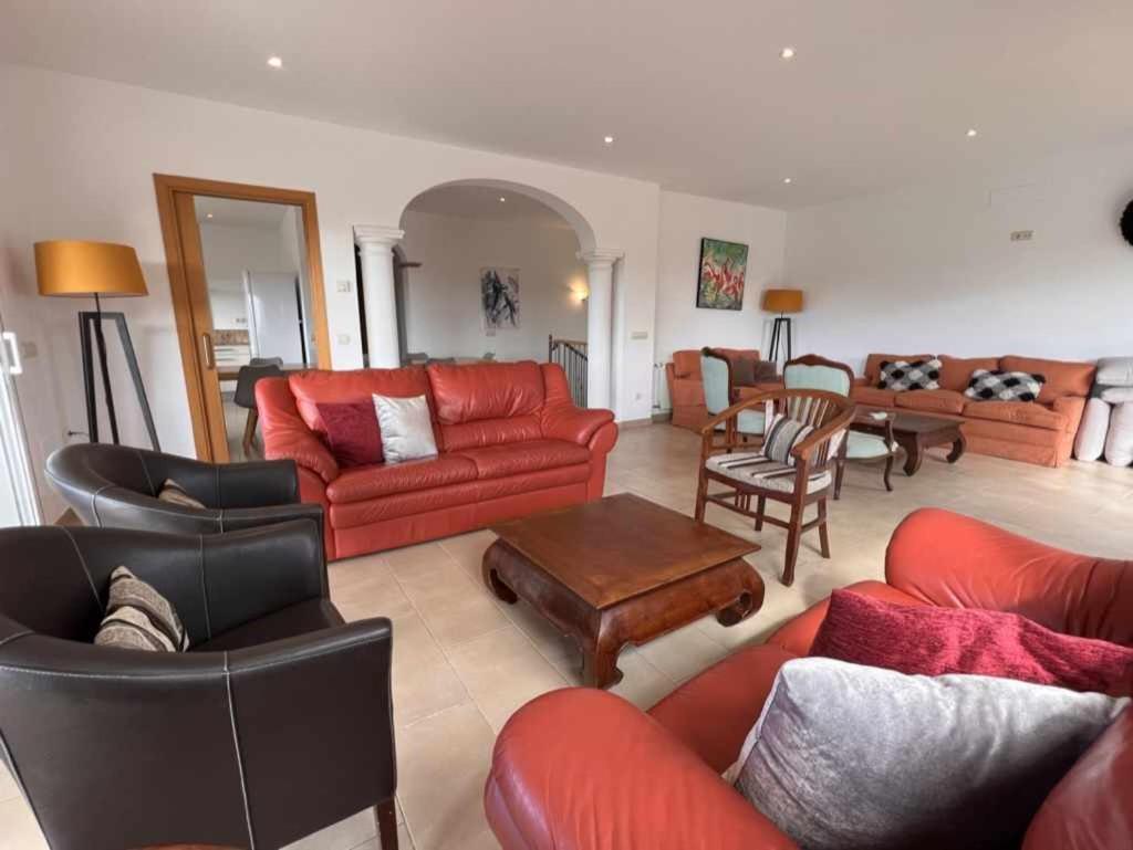 卡隆赫Casa Mas Ambros Con Piscina Desbordante别墅 外观 照片